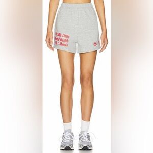 THE MAYFAIR GROUP Mental Health Walk Sweatshort Heather Grey Size XS